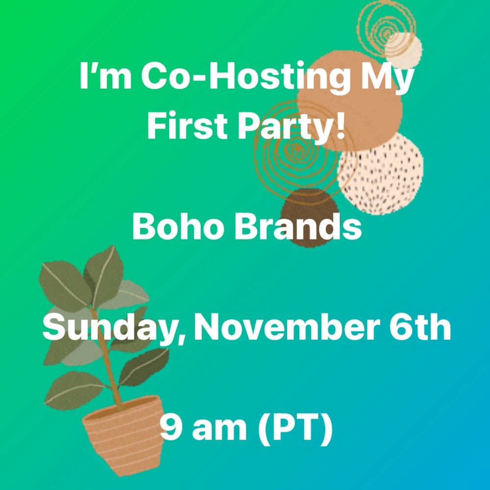Co-Hosting Boho Party Tomorrow!